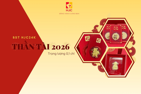 BST THẦN TÀI HJC24K 0,1 CHỈ - Tích lũy từ những điều nhỏ nhặt