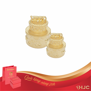 Bánh sinh nhật vàng HJC24K